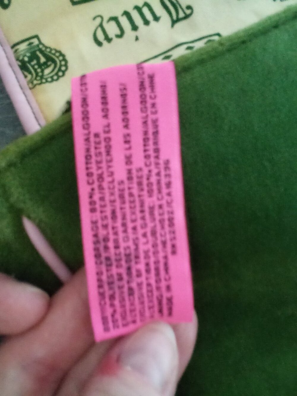 JUICY COUTURE VINTAGE GREEN BAG - Picture 3 of 9